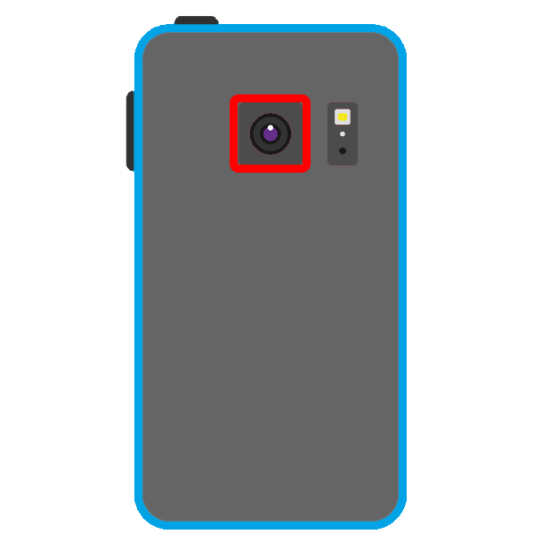 Galaxy S6, Kamera Bak